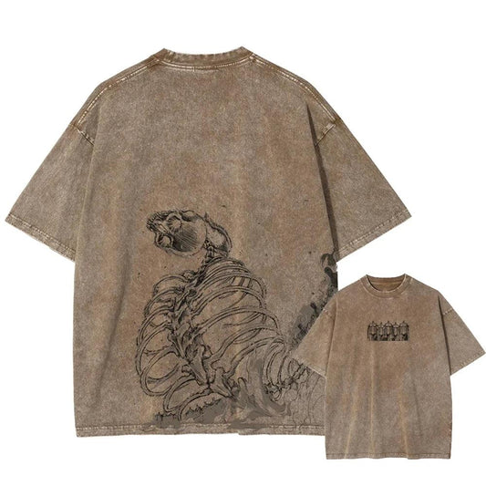 Attack on Titan Oversized Tee - Vintage Streetwear